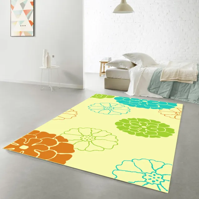 【范登伯格】比利時 奧瓦光澤絲質地毯-巧思(140x200cm/橘)