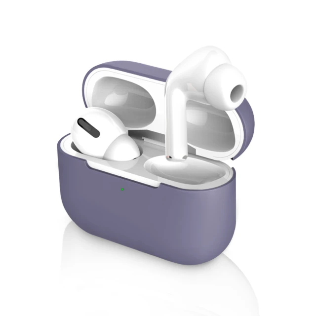 General AirPods Pro 保護套 保護殼 無線藍牙耳機充電矽膠收納盒- 薰衣草灰