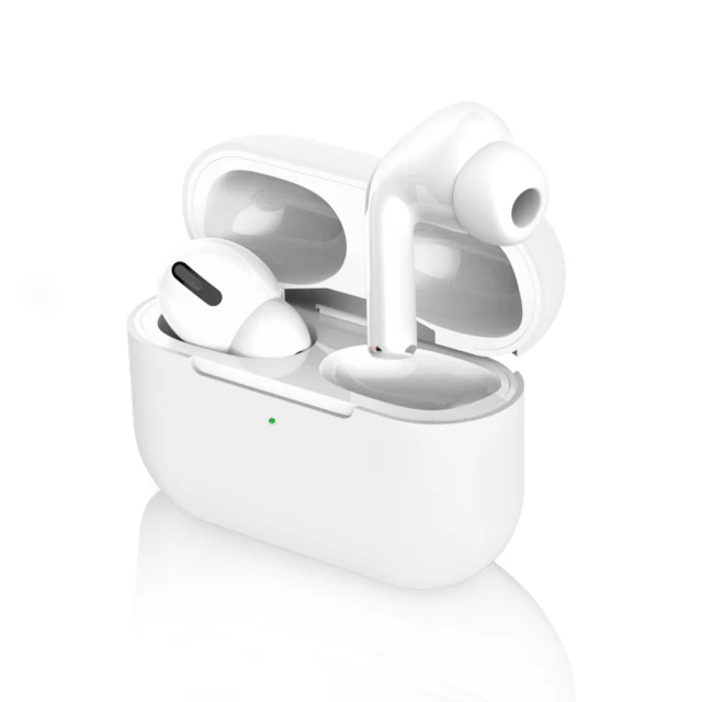 General AirPods Pro 保護套 保護殼 無線藍牙耳機充電矽膠收納盒- 白