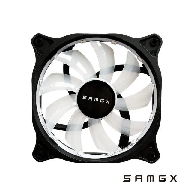 【SAMGX】12公分 RGB風扇 主機板燈光同步SYNC 5V系統散熱風扇 SG-RAINBOW(RGB風扇/液態軸承)