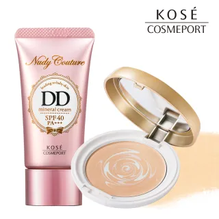 【KOSE COSMEPORT】Nudy Couture 底妝任選+礦物蜜粉餅(1+1組合)