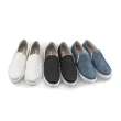 【FUFA Shoes 富發牌】日系素色便鞋-黑/白/牛仔藍 FR31(工作鞋/懶人鞋/平底鞋)
