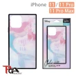 【iJacket】iPhone 11/11 Pro/11 Pro Max 迪士尼公主 四角氣墊 9H玻璃殼(美人魚 賽巴斯丁)