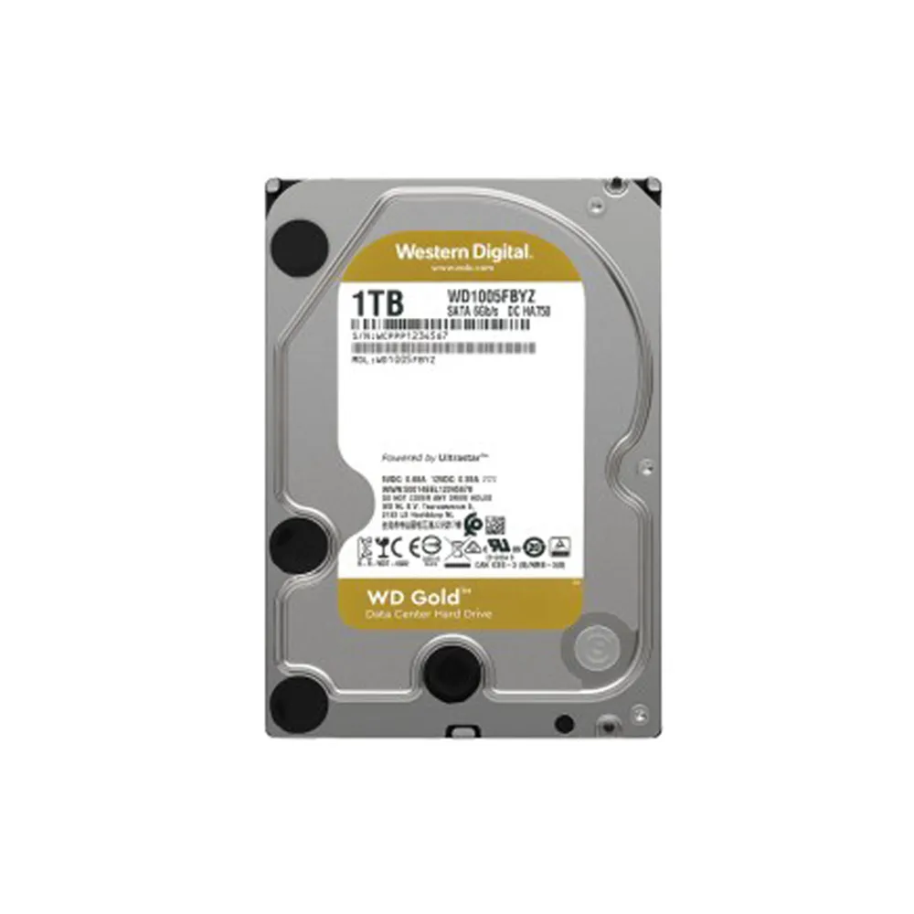 【WD 威騰】金標 1TB 3.5吋 企業級內接硬碟(WD1005FBYZ)