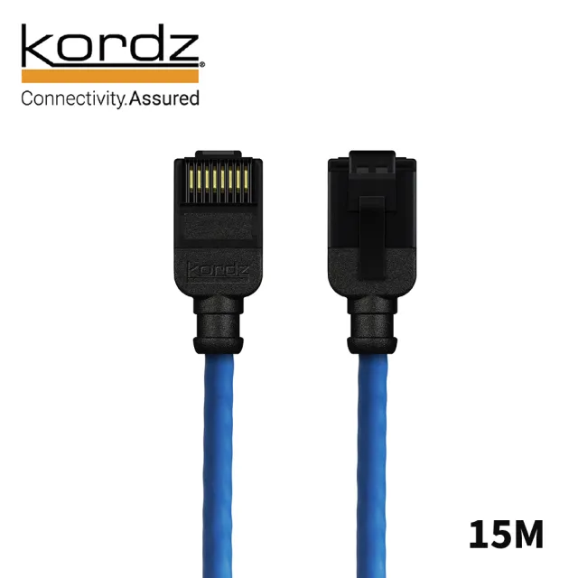 【Kordz】PRO CAT6 28AWG極細高速網路線(藍色15米)