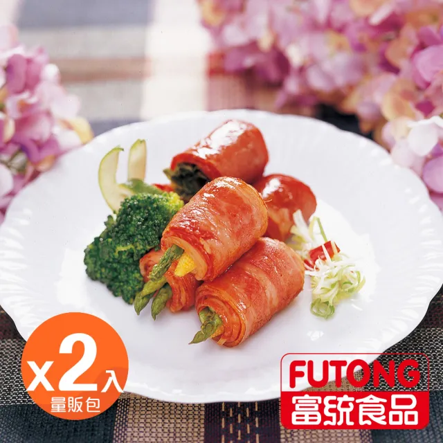 【富統食品★量販包】嚴選五花培根B-2入組(1KG/約35片)