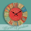 【Meric Garden】風格仿舊裝飾壁掛式時鐘/壁鐘/掛鐘_2入/組