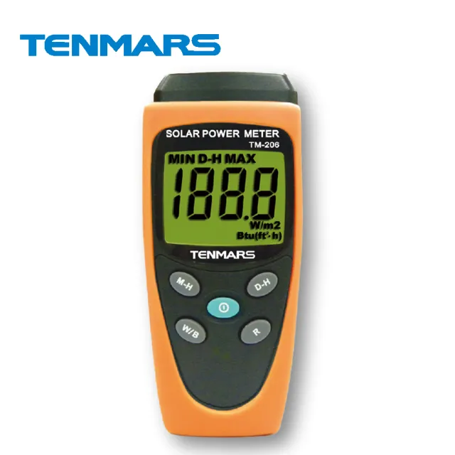 【Tenmars 泰瑪斯】TM-206 太陽能功率錶(太陽能功率表 太陽能 功率錶)