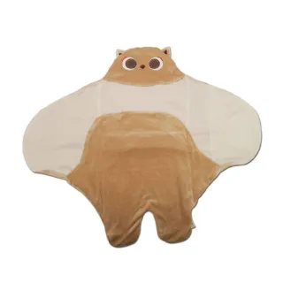 【Organic】有機棉小狐狸懶人包巾/嬰兒包巾/可調式簡易嬰兒包巾(禮盒裝)