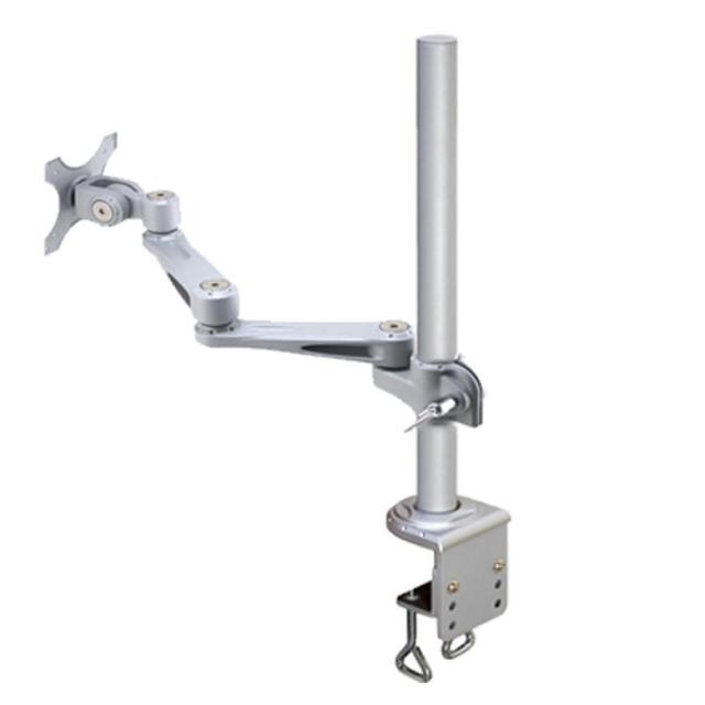 【LINDY 林帝】LINDY 林帝 台灣製 長旋臂式螢幕支架+45cmC型夾鉗式支桿 組合 40692+40696