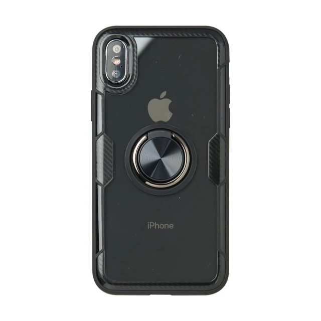 【TOYSELECT 拓伊生活】iPhone X/Xs 5.8吋 TYS透明車載支架iPhone手機殼