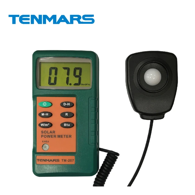 【Tenmars 泰瑪斯】TM-207 太陽能功率錶(太陽能功率錶 太陽能功率 太陽能)