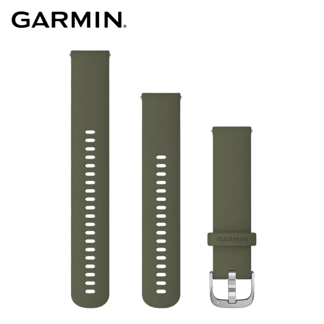 【GARMIN】Quick Release 20mm vivomove 3 矽膠錶帶