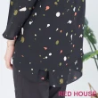【RED HOUSE 蕾赫斯】斑斕色彩上衣(黑色)