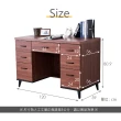 【時尚屋】布倫特4尺書桌DV8-011(免運費 免組裝 書桌)