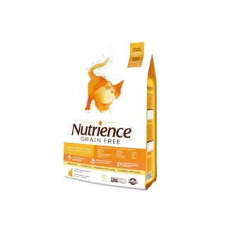 【Nutrience 紐崔斯】GRAIN FREE無穀養生貓-火雞肉+雞肉+鯡魚 5kg(貓糧、貓飼料、貓乾糧)