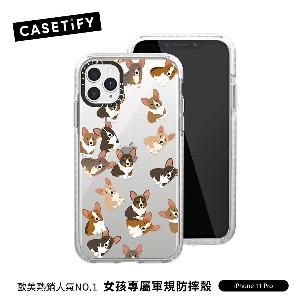 【Casetify】iPhone 11 Pro 耐衝擊保護殼-搗蛋柯基