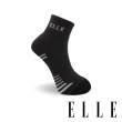【ELLE】1/2氣墊舒適運動女襪-深灰(運動襪/女襪/慢跑襪)