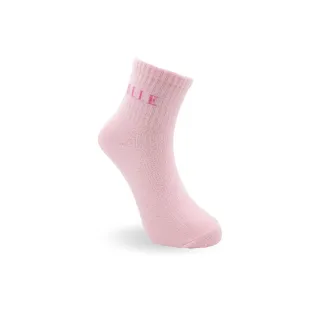 【ELLE】1/2中性短襪-淺粉紅(1/2女襪/女襪/短襪/中性襪/學生襪)