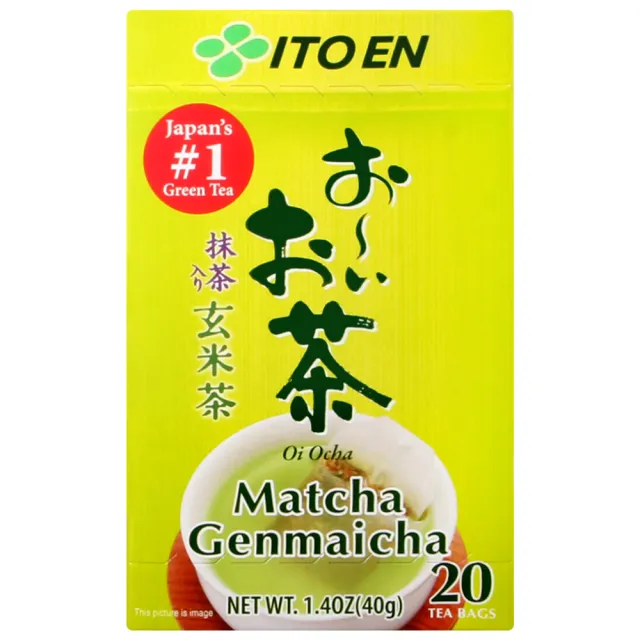 【伊藤園】好喝玄米茶包-抹茶入x1盒(2g x20入/盒)
