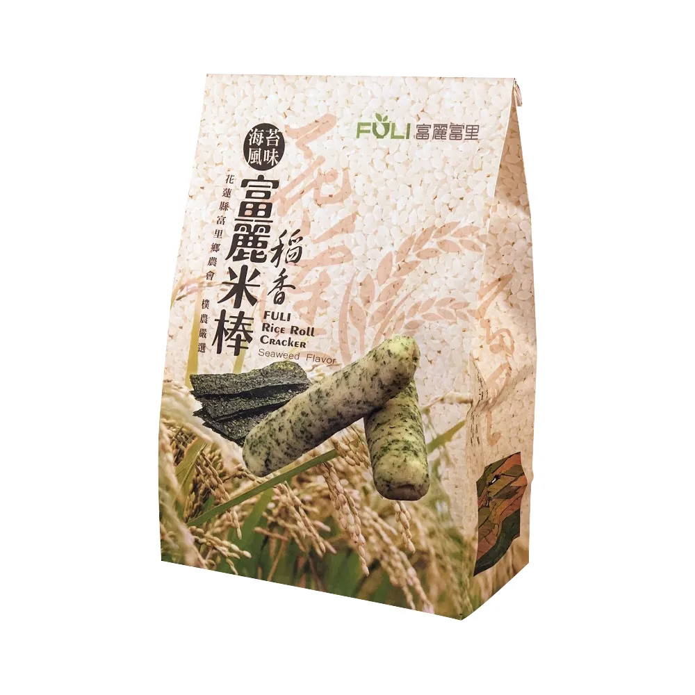 【富里農會】富麗稻香米棒-海苔140gX1包