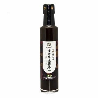 【喜樂之泉】金甘有機段木香菇黑豆醬油265ml/瓶