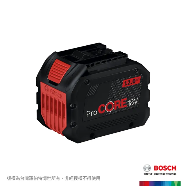 【BOSCH 博世】超核芯鋰電池(ProCORE 18V 12Ah)