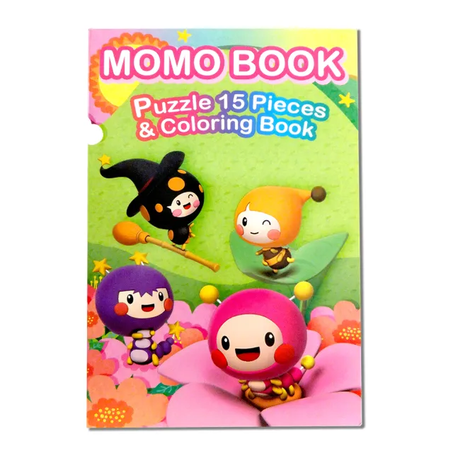 【MOMO親子台】MOMO BOOK彩繪拼圖三折本(2入組)