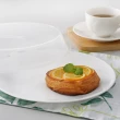 【CorelleBrands 康寧餐具】純白8吋餐盤四件組(深盤x3+微波蓋)