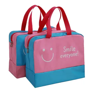 【DF Queenin】玩水必備乾濕分離手提包-共2色