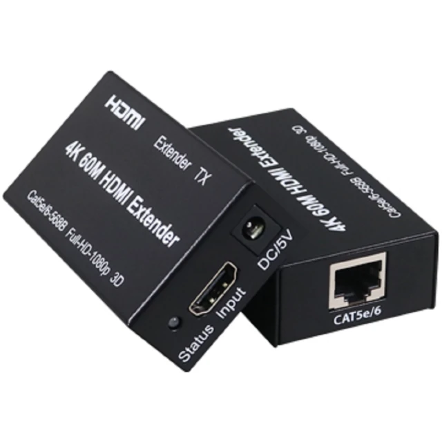 【伽利略】HDMI 4K2K 網路線 影音延伸器 60m(HDR600U)