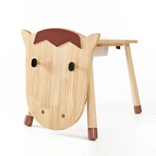 【hoi! 好好生活】林氏木業 北歐實木創意兒童學習桌LS114G1-馬桌