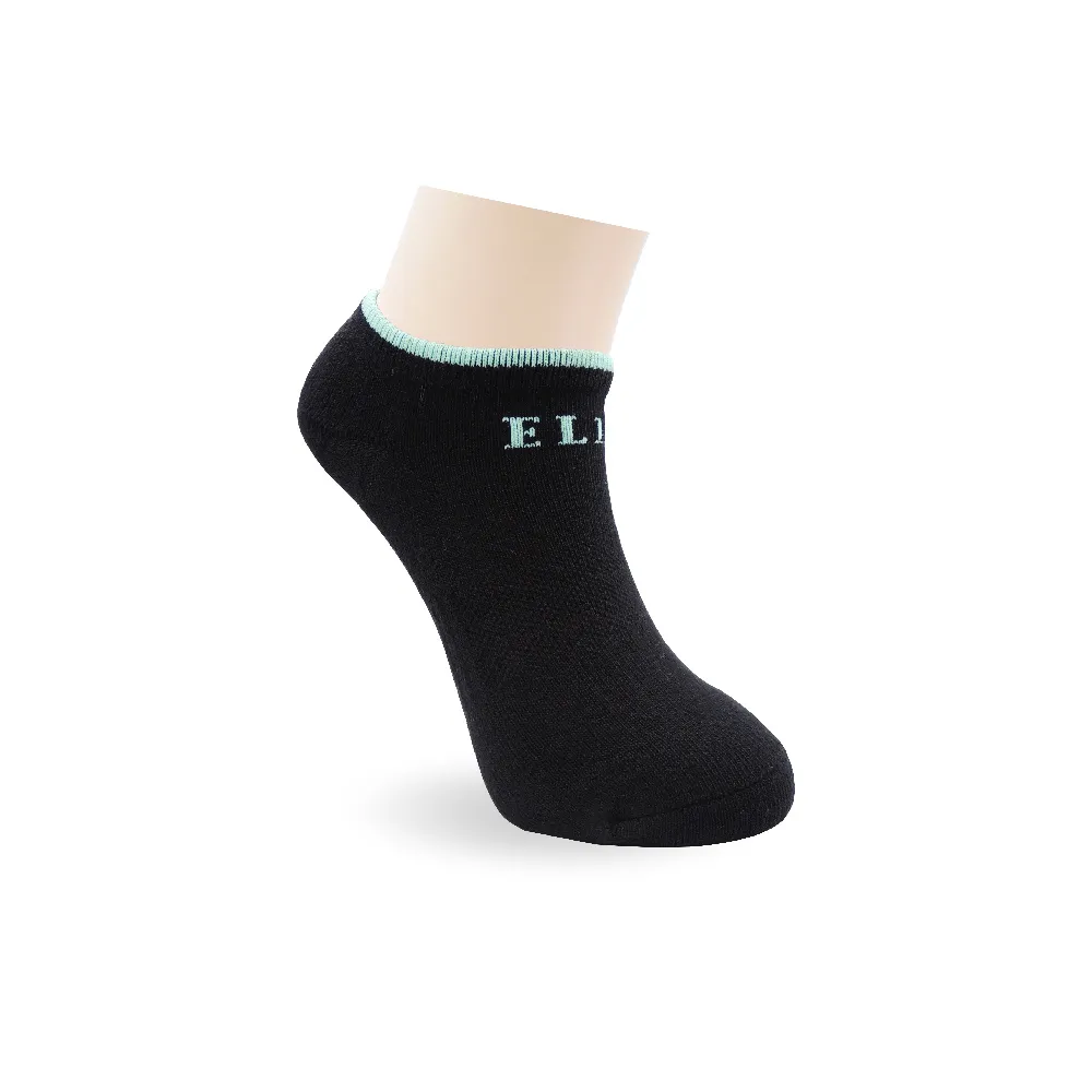 【ELLE】隱形運動短襪-黑(運動襪/隱形襪/女襪/慢跑襪)