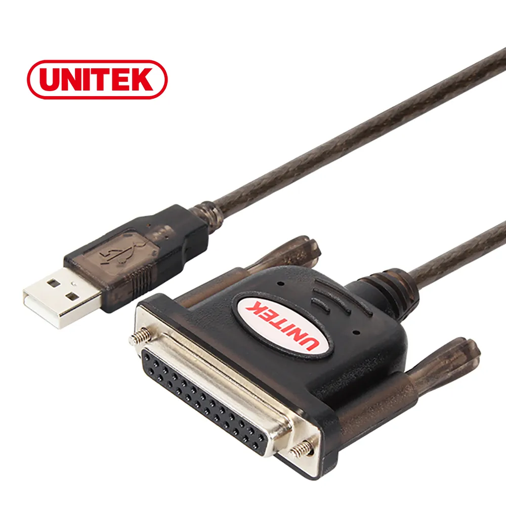 【UNITEK】UNITEK USB轉DB25並口印表機傳輸線(UNITEK USB轉DB25並口印表機傳輸線 Y-121)