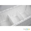 【livinbox 樹德】CARGO貨櫃收納椅 3入 FB-6432B(輕工業風/可堆疊/可折疊/上開式/收納箱)