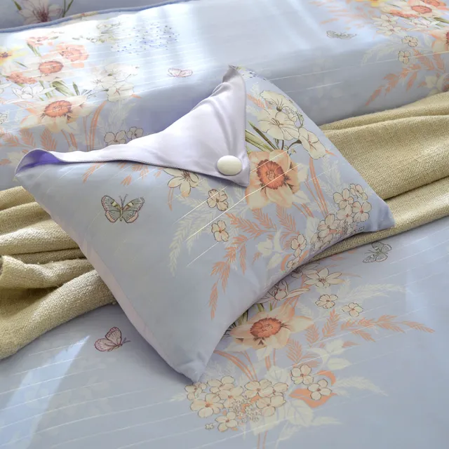 【Royal Cover】60支天絲銀纖維七件式兩用被床罩組 花香幽人(雙人)