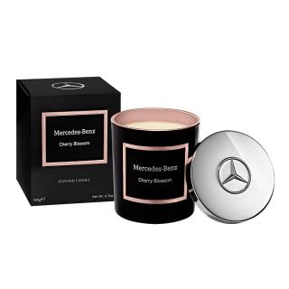 【Mercedes-Benz 賓士】櫻花綻放 頂級居家香氛工藝蠟燭 180g(代理商公司貨)