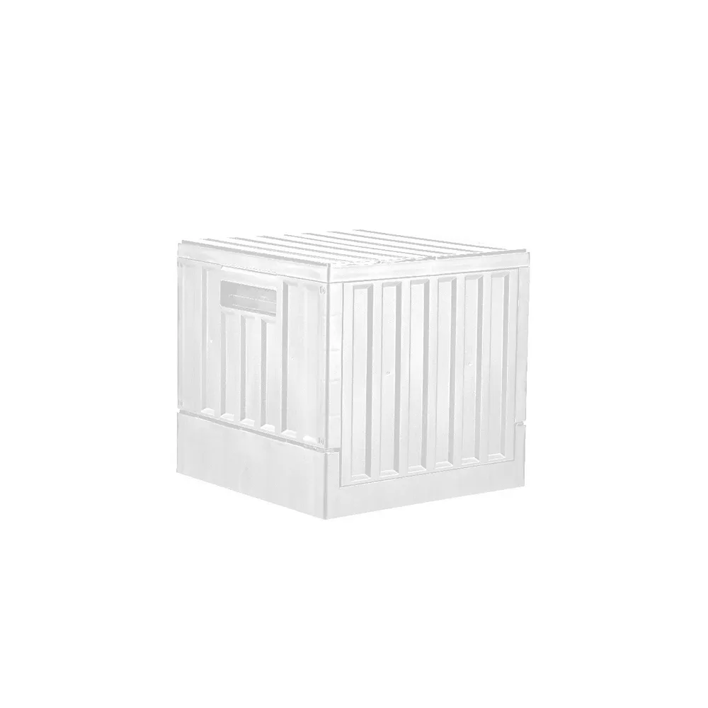 【livinbox 樹德】CARGO貨櫃收納椅-小 3入 FB-3232(輕工業風/可堆疊/可折疊/上開式/收納箱)