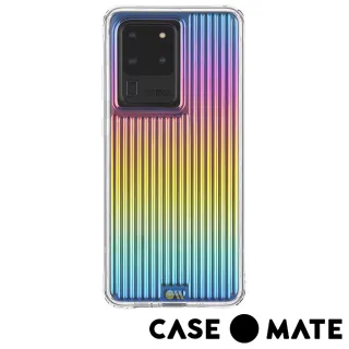 【CASE-MATE】Samsung Galaxy S20 Ultra Tough Groove Iridescent 強悍防摔手機保護殼 - 彩虹波浪