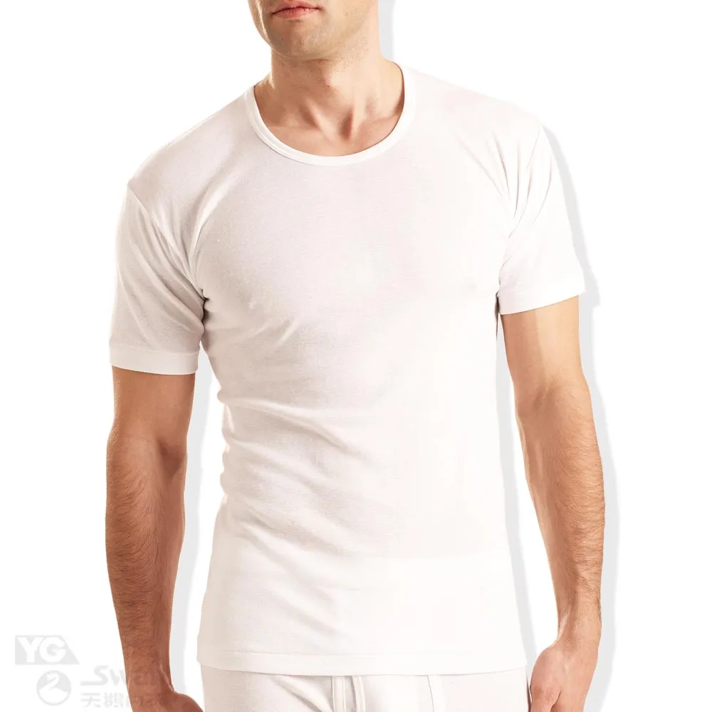 【YG天鵝內衣】5+1件組 舒適透氣優質羅紋圓領短袖內衣-速(圓領/短袖/男內衣)