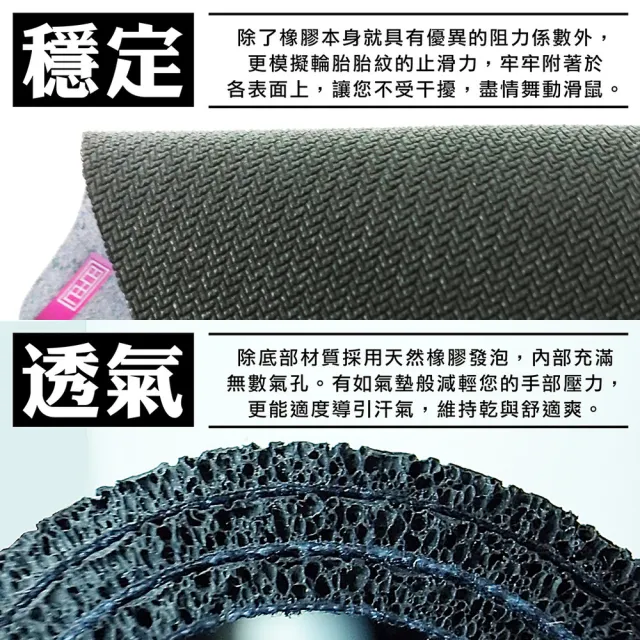【BORSU】極薄鼠墊_UNIQUE_石塊(台灣製 滑鼠墊 耐用 方格 方塊)