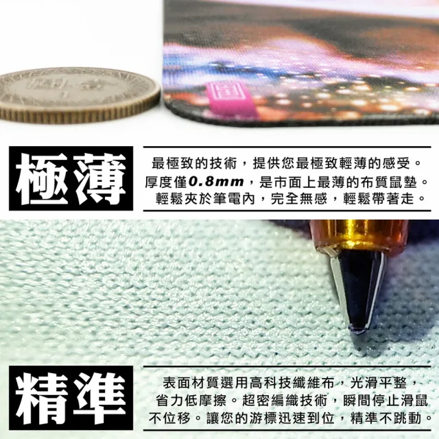 【BORSU】極薄鼠墊_UNIQUE_石塊(台灣製 滑鼠墊 耐用 方格 方塊)