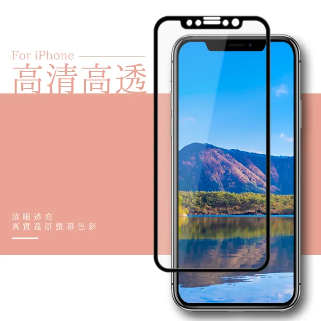 iPhone 11 Pro Max 軟邊滿版透明9H鋼化玻璃膜手機保護貼(11ProMax保護貼)