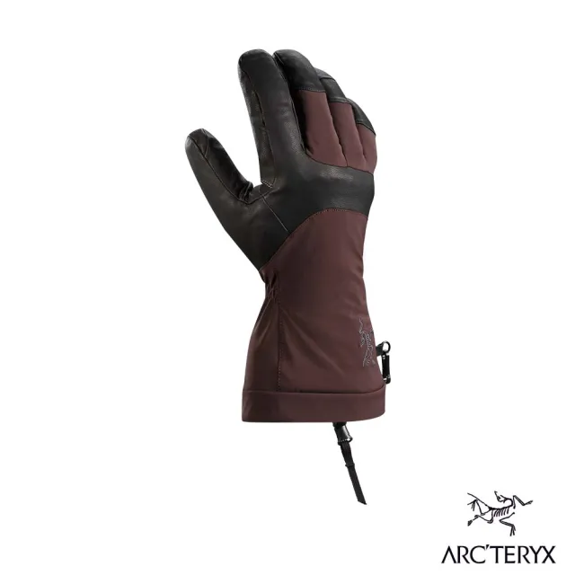 【Arcteryx 始祖鳥】Fission SV GoreTex 耐磨保暖 防水手套(溶劑褐/熱能紅)