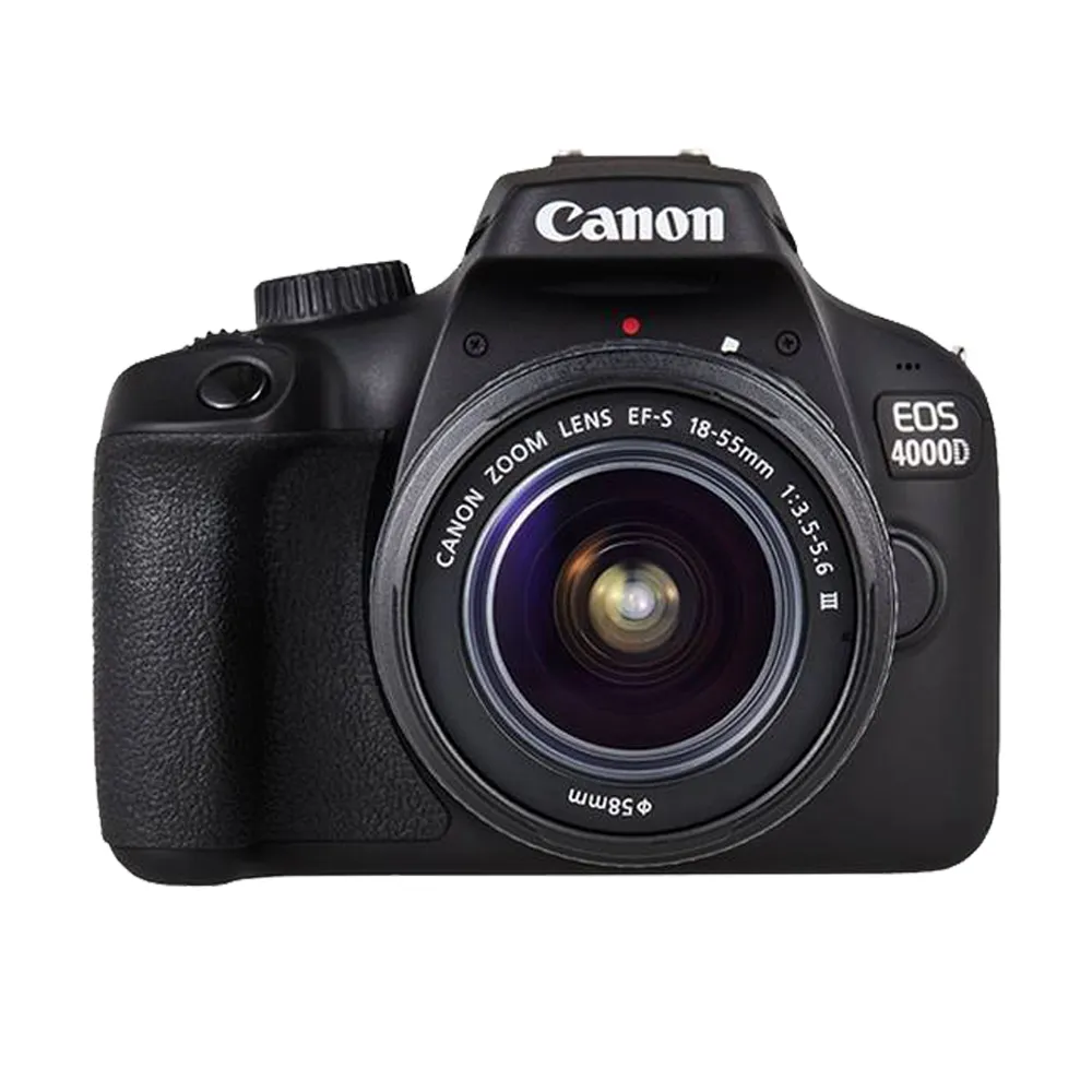 【Canon】EOS 4000D+18-55mm III 單鏡組(平行輸入)
