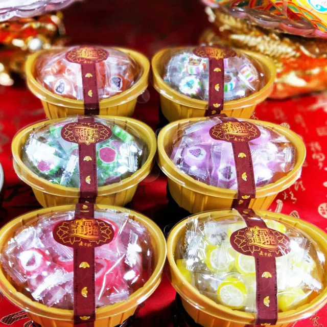 【老食說】拜拜祝壽 宴王食品六色元寶(六元寶彩繪糖)