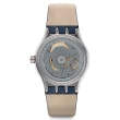【SWATCH】51號星球機械錶 PETITE SECONDE BLUE 小秒針-藍色 手錶 瑞士錶 錶(42mm)