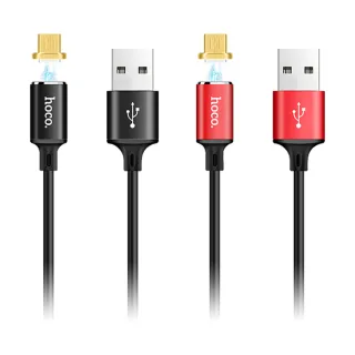 【HOCO】磁吸式 1.8A快充Micro USB數據傳輸線-U28(各廠牌適用/ 電源連接充電線)