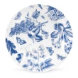 【Portmeirion 波特玫琳恩】Botanic Blue柔情植物藍系列16CM萬用點心/水果盤4入組(淺盤/小餐盤)