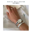 【Daniel Wellington】DW 手環 Emalie 經典雙色手環 簡約銀x白(DW00400006)